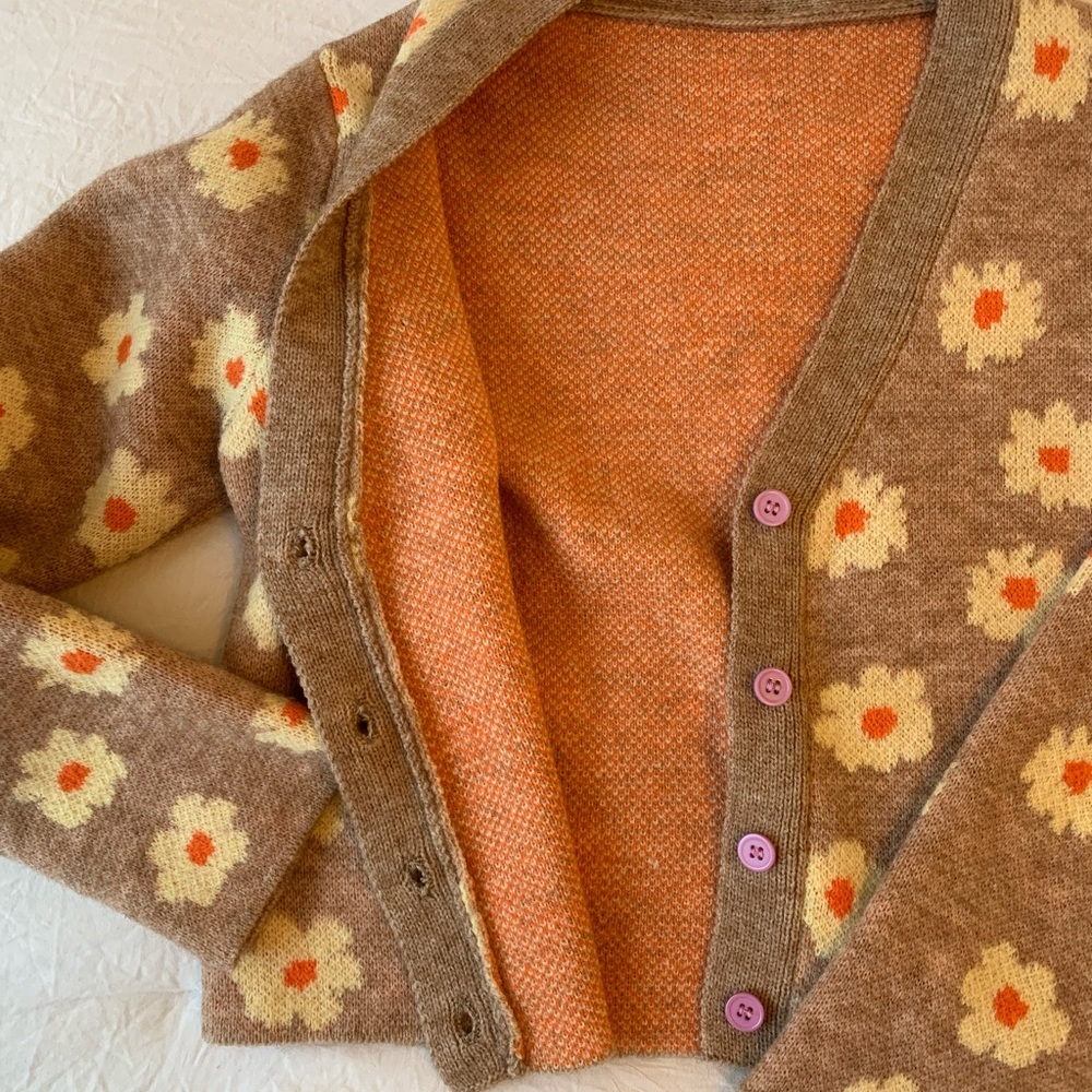 SHEIN Floral Sweater